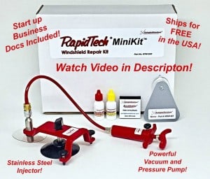 RapidTech MiniKit Windshield Repair Kit